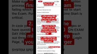 TCS NQT FINAL EXAM Mail Part 3 #tcs #tcsnqt2023 #tcs_pattern