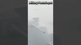 USS Green Bay (LPD 20) fires a Mark 30mm gun #military #navy #usmc #usn #warship #aircraft #cvn