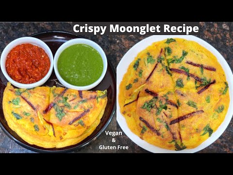 Moonglet Recipe | Veg Omelette Recipe | Vegan & Gluten free Recipe | Crispy Moonglet Recipe