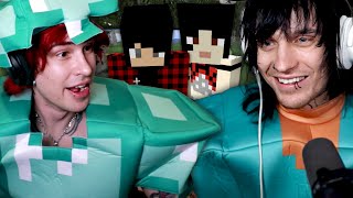 Playing Minecraft with Johnnie & Barry!