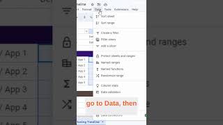 how to make a beautiful dropdown list in Sheets #short #excel #shortvideo #shortsfeed #shortvideo