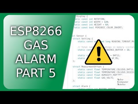 ESP8266 flammable gas alarm - part 5