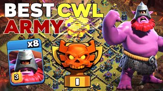 BROKEN CWL ATTACKS! TH17 Warden Walk Fireball Thrower Smash CWL Attacks!