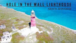 EXPLORING ABANDONED LIGHTHOUSE IN THE BAHAMAS & Blue Hole - Abaco Bahamas