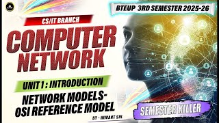 Computer Networks OSI MODEL LAYER | Polytechnic 3rd Semester | Computer science / IT Engineering