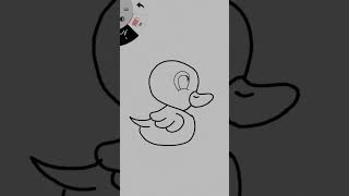 🦆Draw Duck in 30 seconds😊