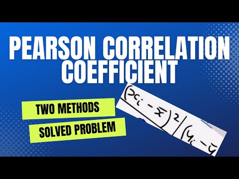 How to Calculate Pearson Correlation Coefficient by Hand - 2 Methods. @stabelm #statistics