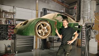 Painting the workshop floor and fitting a CAR LIFT