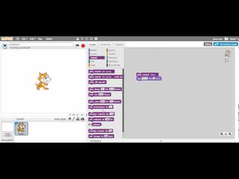 Basic Scratch: An introduction to the Scratch programming language pt5: Make Noise