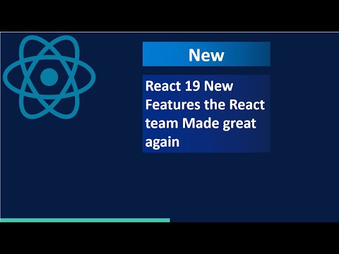 React 19 New Features the React team Made great again