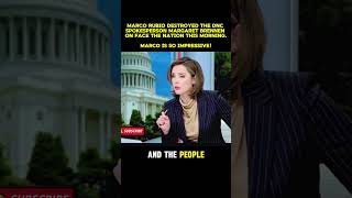 Marco Rubio destroyed Margaret Brennen on Face The Nation. #marcorubio #margaretbrennen #shorts