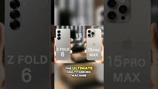 Apple vs. Samsung: Fold6's Multitasking Magic! #shorts