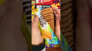 Opening Britannia Nice Time Sugar Showered Coconut Biscuits | Coconut Cookies Review #shorts