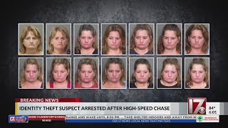 Identity theft suspect arrested after high-speed chase in North Carolina