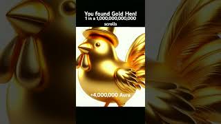gold hen aura #memes #goldhen #shorts #aura #scroll