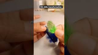 slide transformation ideas using feathers