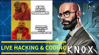 Knox Ethical Hacking - LIVE AI CODING - THM - Build Recon Tools, AI & LLM help (Claude, gpt-4o)