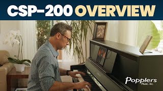 Yamaha CSP-200 Series Overview | Clavinova Digital Piano | Popplers Music