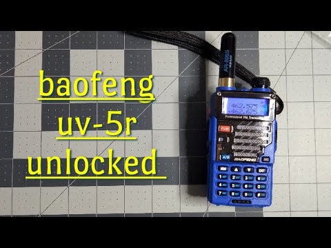 unlock baofeng UV-5R plus (desbloquear baofeng uv-5r)