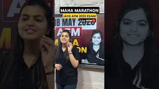 Maha Marathon For JAIIB AFM 2025 Exam #jaiib #afm #jaiibafm #shorts #aartipathak #marathon #exam