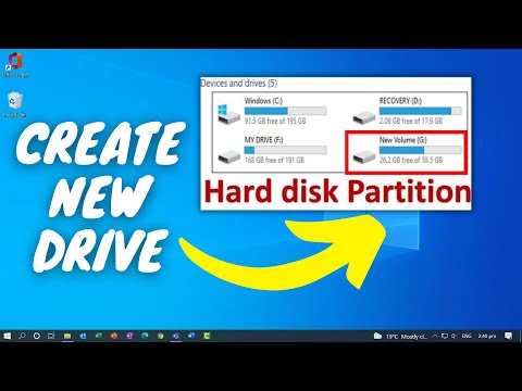 How to Create Partition in Windows 10 & Windows 11 | Create New Drive