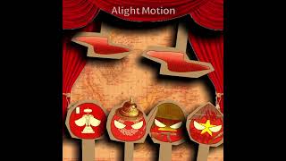 Sinking Town Meme ft: Thailand, Laos, Cambodia and Vietnam.#animation #alightmotion #countryballs