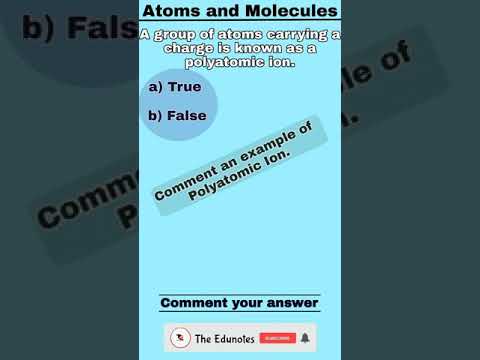 Science Class 9 Chapter 3 | Atoms and Molecules | #chemistryclass9 #shorts