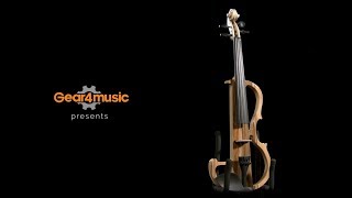 Electric Violin by Gear4music, Natural | Gear4music
