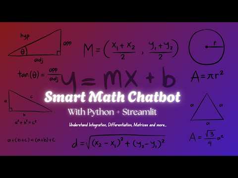 Build a Smart Math Chatbot with Python + Streamlit