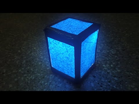 Diy simple LED night lamp making