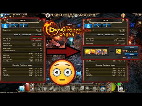 Upgrading Tier 9 weapon to Tier10 + New Damage || Drakensang Online R231