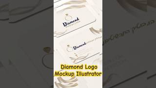 Diamond Logo Mockup Illustrator