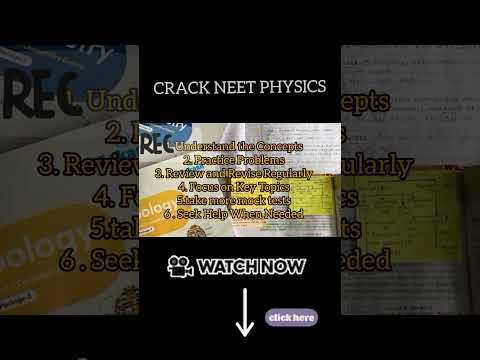 CRACK NEET PHYSICS ✨🍀📚/watchnow🌿💕.#neetaspirents #neet #neet2026 #neet2027 #neetpreparation #intamil