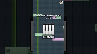 Pitch bend custom notes in fl studio #fl #shorts