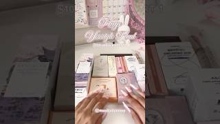 HUGE Yesstyle Haul (Part 1)🎀 #kbeauty #makeup #aesthetic #pink #coquette #wonyoungism #shorts