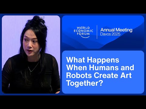 What Happens When Humans and Robots Create Art Together? | World Economic Forum Annual Meeting 2025