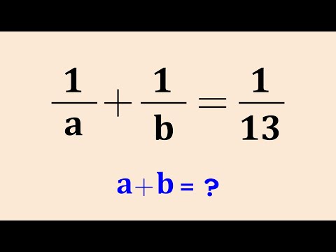 A Very Nice Algebra Maths Olympiad Problem | Can you solve this?