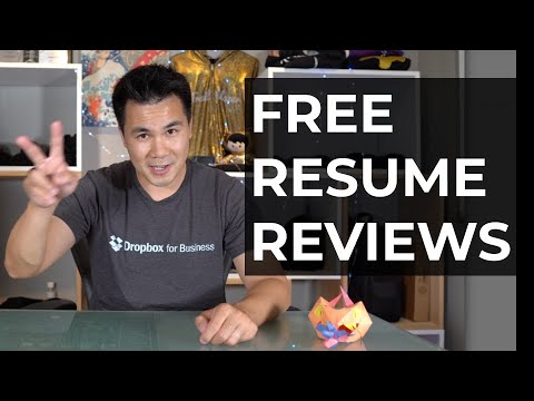 FREE RESUME REVIEWS!!