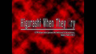 寒蟬鳴泣之時：鬼隱篇 Higurashi When They Cry   Ch 1 Onikakushi - Game Demo 免費