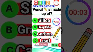 SCIENCE GK QUESTIONS AND ANSWERS 2024/GENERAL SCIENCE/GENIUS GKQUIZ #sciencegk #shorts #ytshorts