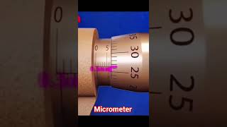 How to read a micrometer ?? #micrometer #tools #shorts