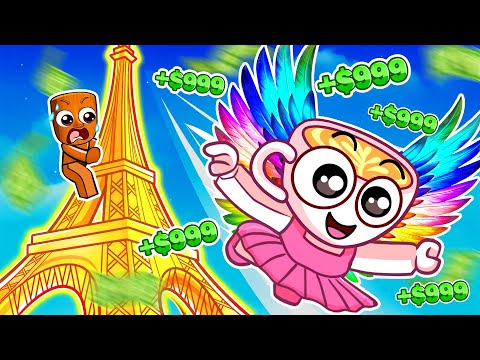 We Made TRILLIONS in Roblox Climb and Jump Tower..