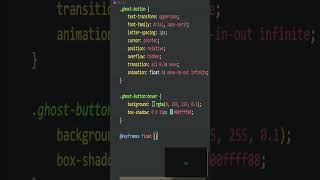 Floating Ghost Button Using HTML and CSS #GhostButton #CSSButton #UIAnimation