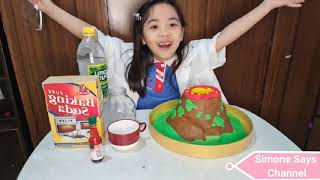 Simone's  Volcano DIY Science Experiment | Science Experiment for Kids