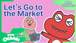 [ENG] 🦖ep. 48 | Let’s Go to the Market | Dino Debari Life Stories | DebariTV