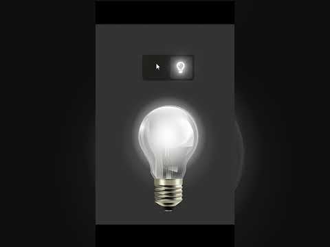 creat a light bulb using hover effect ON & OFF | use only HTML and CSS3