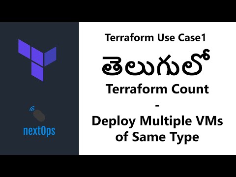 14 Terraform - How to deploy multiple vms example - Count (In Telugu)