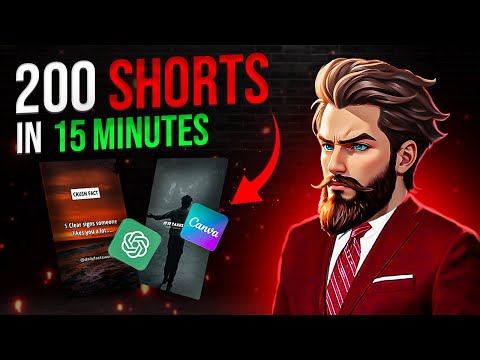 How To Mass Produce VIRAL YouTube Shorts with ChatGPT & Canva | In 15 Minutes!