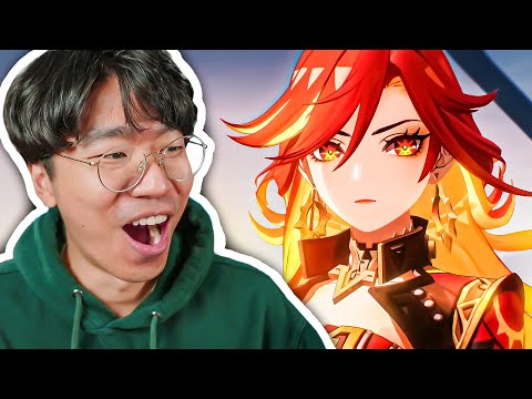 THE QUEEN IS HERE - Mavuika Character Trailer REACTION | Genshin Impact (The Vow of Blazing Blood)