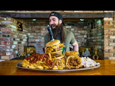 THE UNDEFEATED 'ANCHOR BURGER' CHALLENGE | BeardMeatsFood